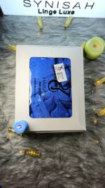●sortie de bain Bleu Roi 100% coton ●serviette de toilette Bleu Roi (50×90)cm 500g/m² ●serviette de bain Bleu Roi ( 70×1.40 ) cm 500g/m² ● Gant de bain Bon qualité